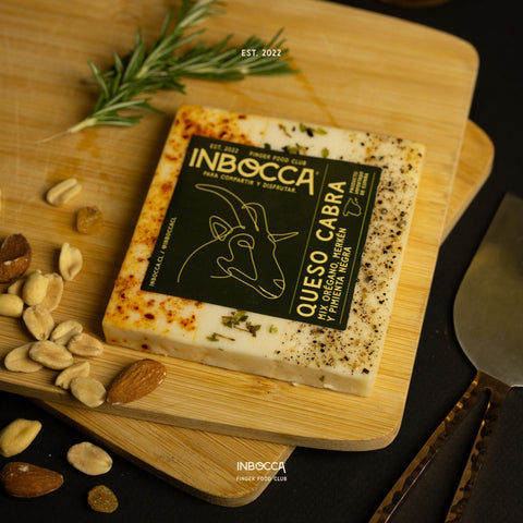 Queso Cabra | Mix (Orégano, Merken y Pimienta Negra